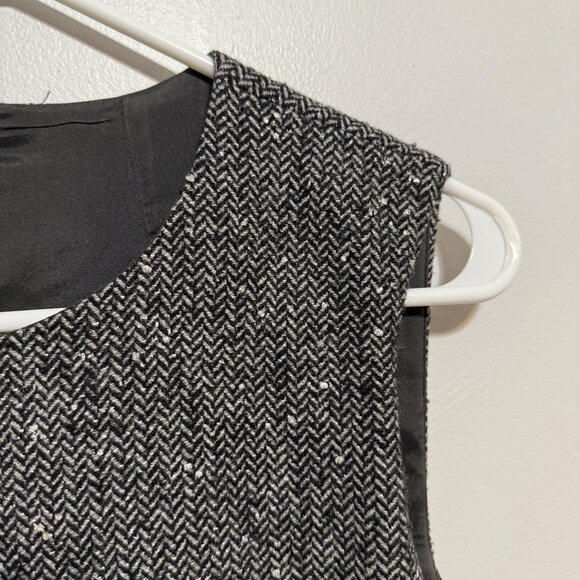 Michael Kors Sleeveless Herringbone Sheath Dress size 6 - Picture 6 of 12